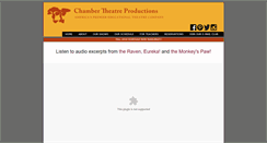 Desktop Screenshot of chambertheatre.com